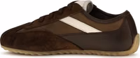 Brown Suede Leather Athletic Sneakers 3