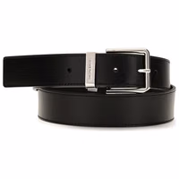 Black Calf Leather Bos Taurus Regular Belt 1