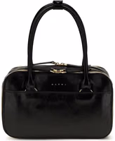 Black Calf Leather Bos Taurus Handbag 1