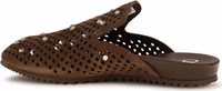 Brown Calf Leather Bos Taurus Mules 3