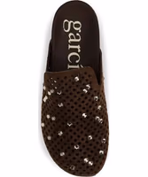 Brown Calf Leather Bos Taurus Mules 4