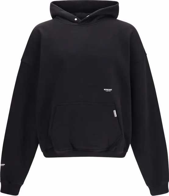 Black Cotton Sweatshirt