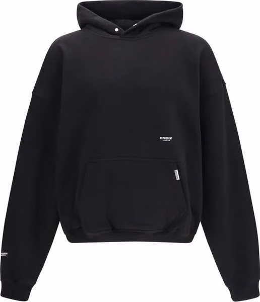 Black Cotton Sweatshirt
