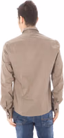 Green Cotton Men Shirt 2