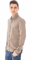 Green Cotton Men Shirt 3
