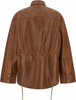 Brown Lambskin Blouse 2