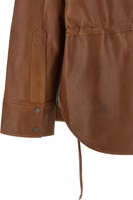 Brown Lambskin Blouse 4