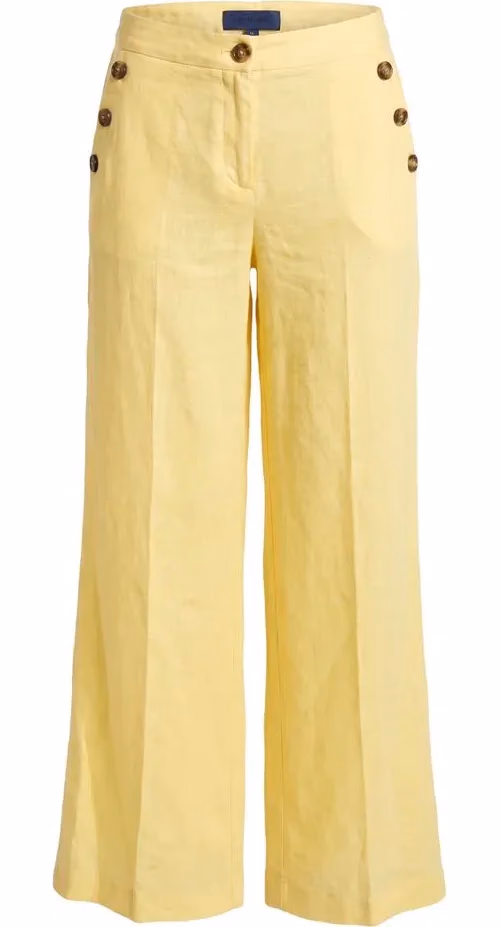 Yellow Flax Women Pants