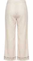 White Cotton Women's Pants 2