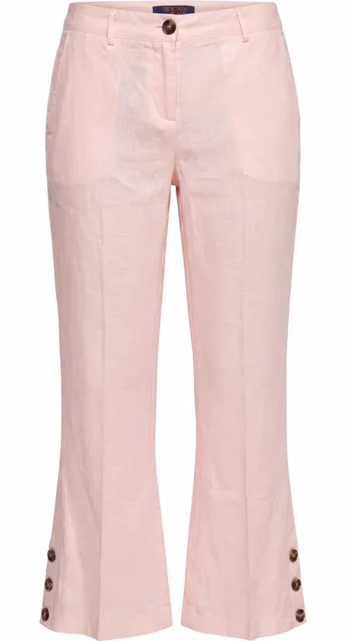 Pink Flax Women Pants