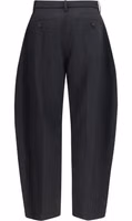 Black Polyester Casual Pants 2