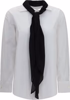 White Polyester Dress Shirt 1