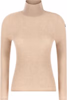Beige Virgin Wool Cardigan 1