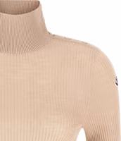 Beige Virgin Wool Cardigan 3