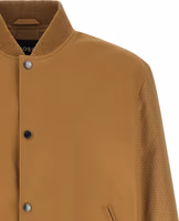 Beige Polyester Bomber 3