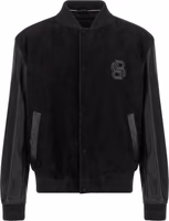 Black Polyester Bomber 1