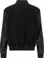 Black Polyester Bomber 2