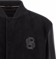 Black Polyester Bomber 3
