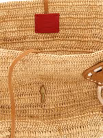 Beige Raffia Tote Bag 4