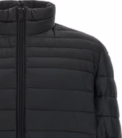 Black Recycled Polyamide Full-Length Jacket 3