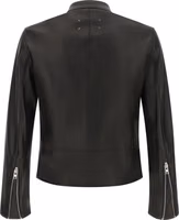 Black Lamb Leather Leather Jacket 2