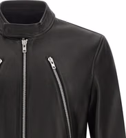 Black Lamb Leather Leather Jacket 3