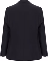 Black Wool Two-Piece Suit 2