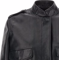 Black Lamb Leather Leather Jacket 3