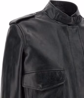 Black Lamb Leather Leather Jacket 5