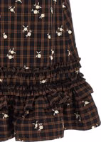 Brown Organic Cotton Short Dress 4