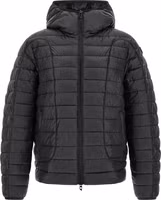 Black Polyester Full-Length Jacket 1