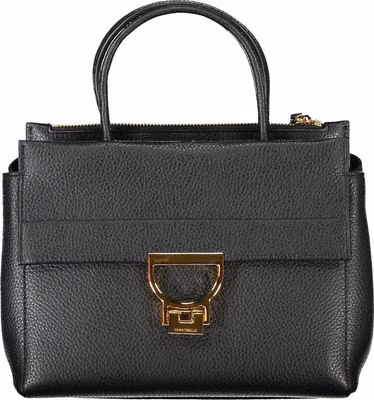 Black Leather Women Handbag