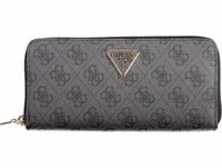 Black Polyurethane Women's Wallet 1
