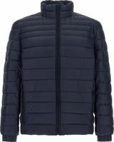 Blue Polyamide Full-Length Jacket 1