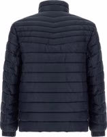 Blue Polyamide Full-Length Jacket 2