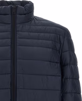 Blue Polyamide Full-Length Jacket 3