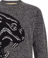 Bicolor Virgin Wool Cardigan 3