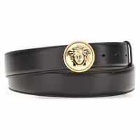 Black Calf Leather Bos Taurus Regular Belt 1