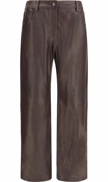 Brown Leather Pants