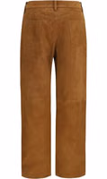 Brown Lambskin Pants 2