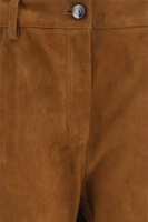 Brown Lambskin Pants 3