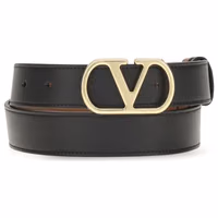 Black Calf Leather Bos Taurus Belt 1