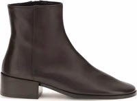 Brown Calf Leather Bos Taurus Ankle Boots 1