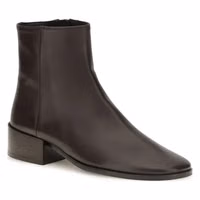 Brown Calf Leather Bos Taurus Ankle Boots 2