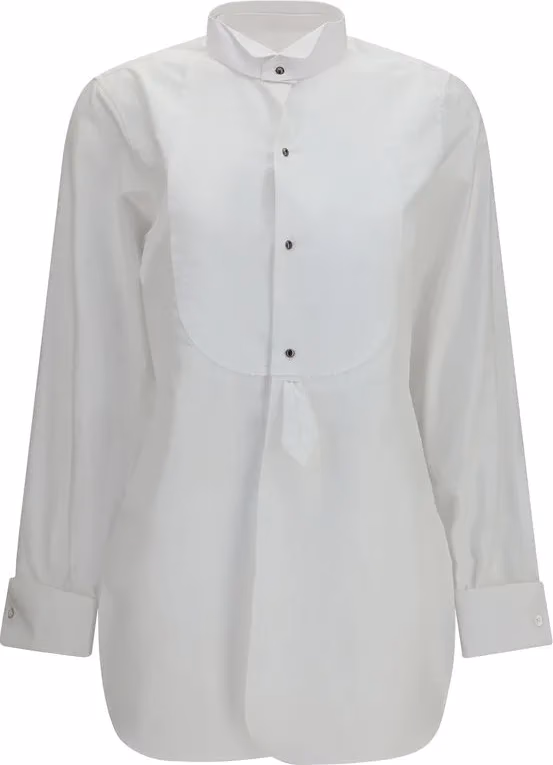 White Cotton Dress Shirt