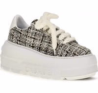 Multicolor Fabric Platform Sneakers 2