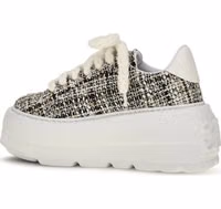 Multicolor Fabric Platform Sneakers 3