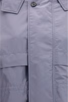 Gray Polyamide Full-Length Jacket 3