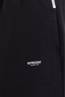 Black Cotton Athletic Pants 3