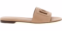 Beige Calfskin Slides 1